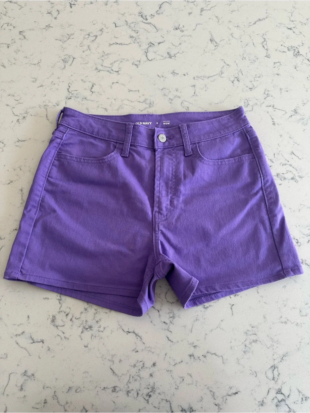Old Navy Purple Women's High Rise Shorts Size 6